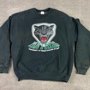 Vintage UPEI Panthers Sweatshirts Adult XL University of Prince Edward Island